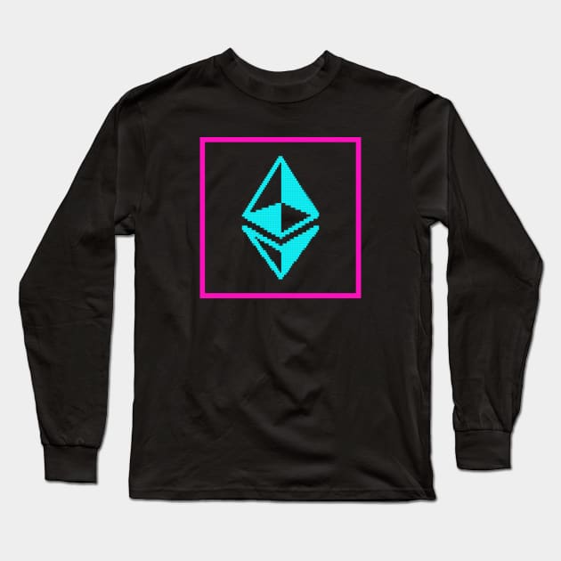 Ethereum Long Sleeve T-Shirt by RedSparkle 